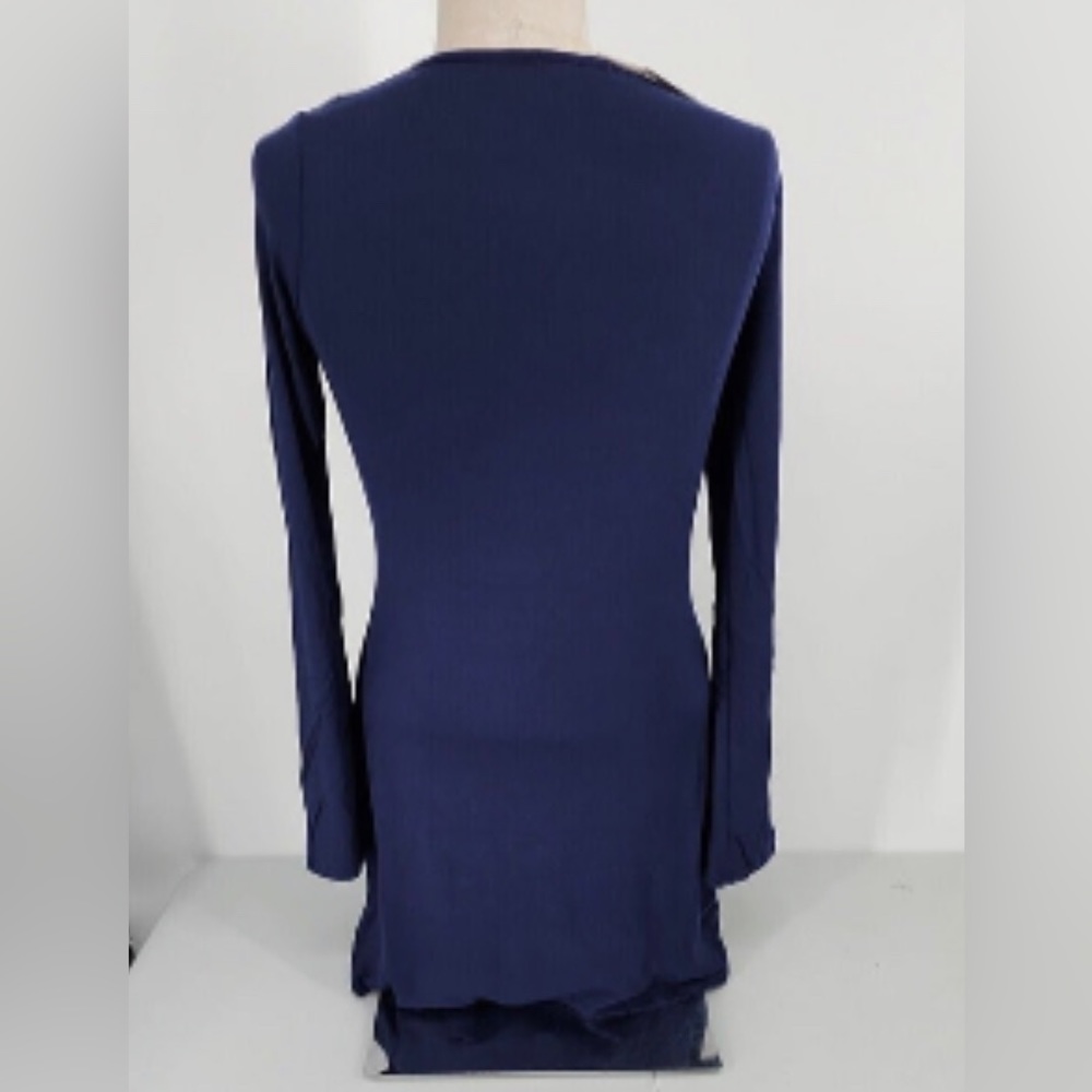 Love Appello Navy Blue Long Sleeve Midi Dress Size Medium (8-10) NWT - Picture 7 of 7